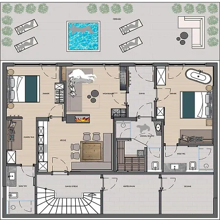 Deluxe-suite-goldreh Apartmán Kaltenbach